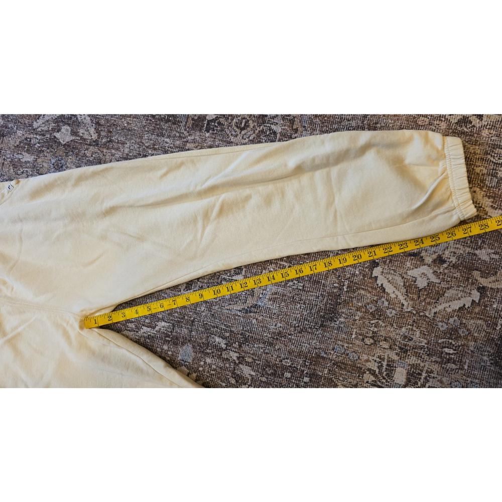 Pact Organic Cotton Jogger Sweatpants Stone Cream Beige Lounge Athleisure L - Picture 6 of 10